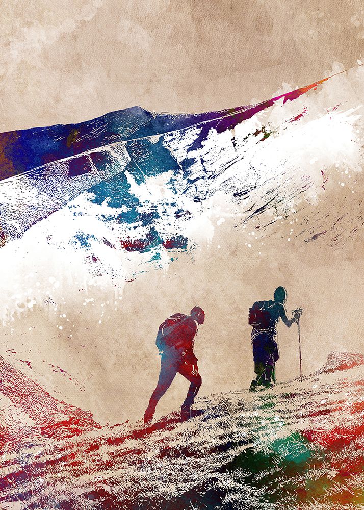 Mountaineers Sport Art 1 art print by Justyna Jaszke for $57.95 CAD