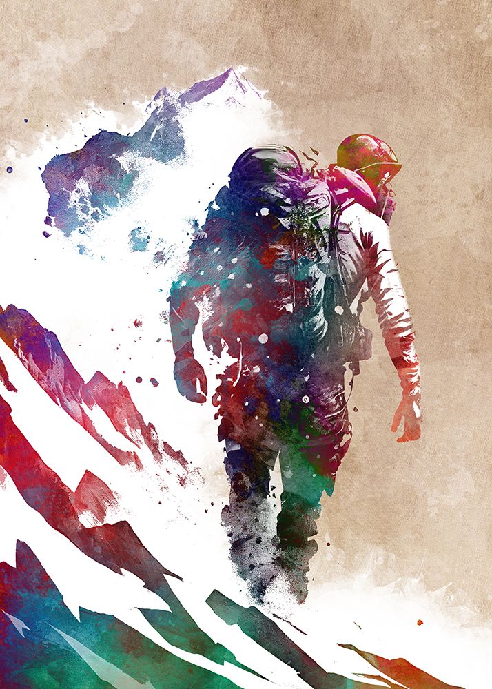 Mountaineer Sport Art 12 art print by Justyna Jaszke for $57.95 CAD
