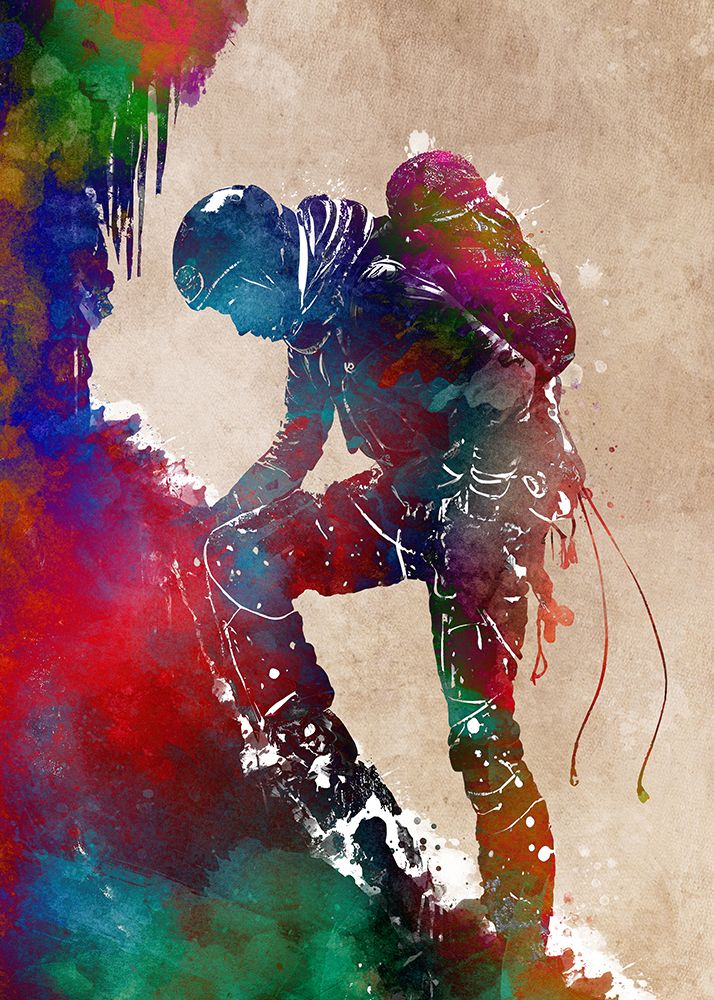 Mountaineer Sport Art 13 art print by Justyna Jaszke for $57.95 CAD