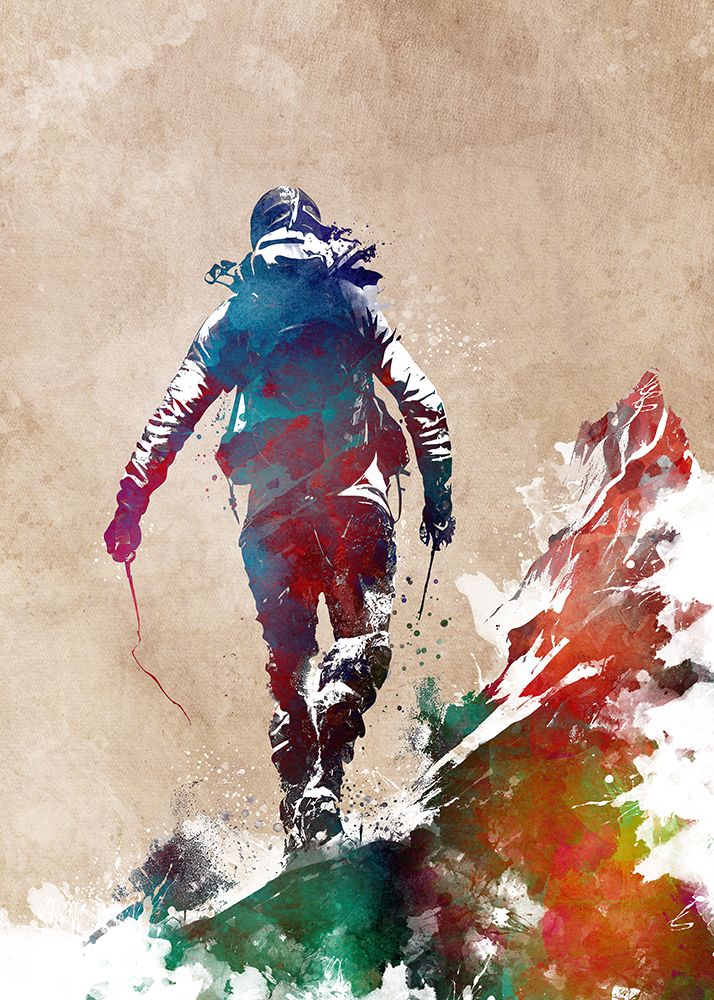 Mountaineer Sport Art 14 art print by Justyna Jaszke for $57.95 CAD