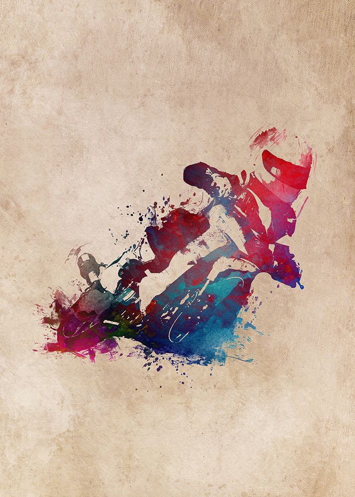 Motor Sport Art 4 art print by Justyna Jaszke for $57.95 CAD