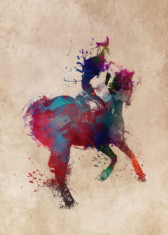 Horse Riding Sport Art (3) art print by Justyna Jaszke for $57.95 CAD