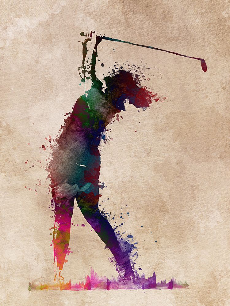 Golf Sport Art (2) art print by Justyna Jaszke for $57.95 CAD