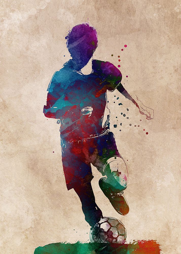 Football Soccer Sport Art 1 art print by Justyna Jaszke for $57.95 CAD