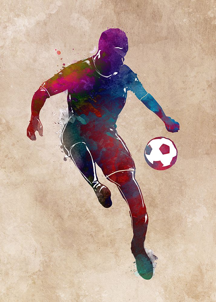Football Soccer Sport Art 9 art print by Justyna Jaszke for $57.95 CAD