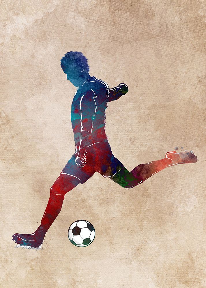Football Soccer Sport Art 10 art print by Justyna Jaszke for $57.95 CAD