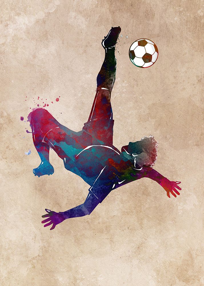 Football Soccer Sport Art 11 art print by Justyna Jaszke for $57.95 CAD