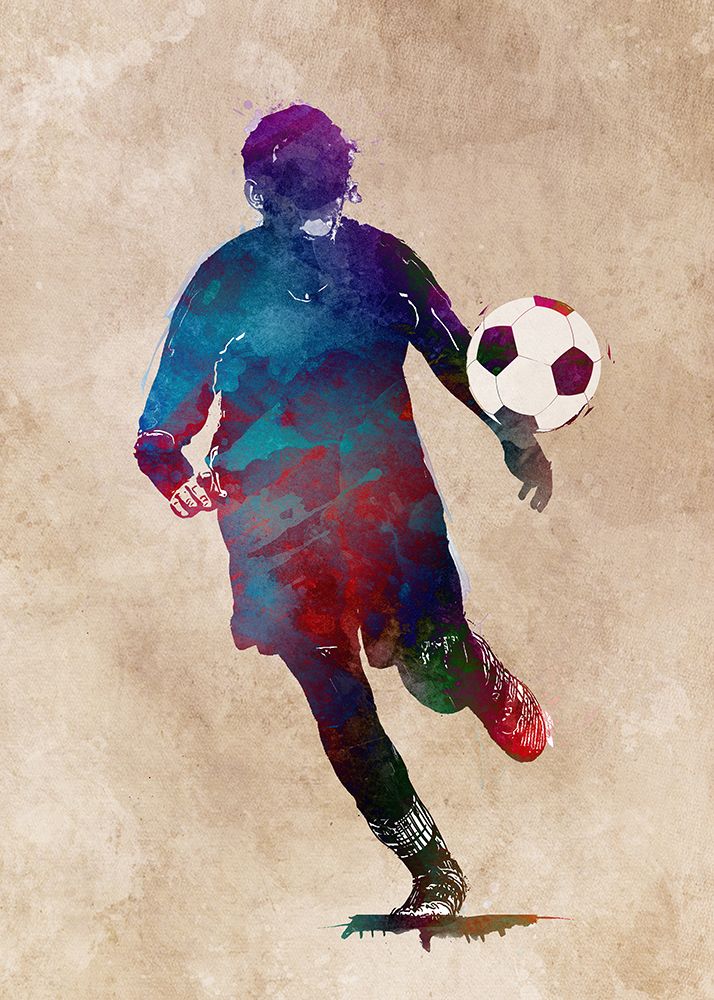 Football Soccer Sport Art 14 art print by Justyna Jaszke for $57.95 CAD