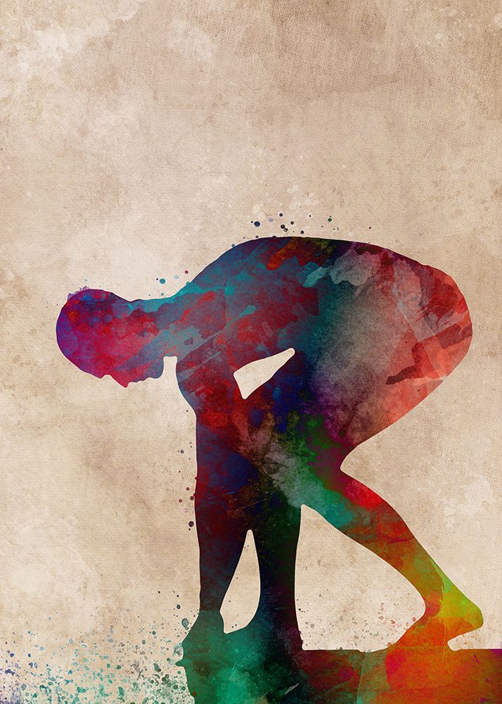 Swimmer Sport Art 2 art print by Justyna Jaszke for $57.95 CAD