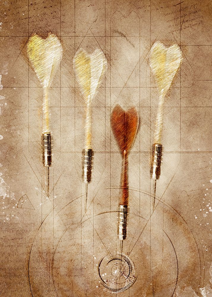 Dart Sport Art 4 art print by Justyna Jaszke for $57.95 CAD