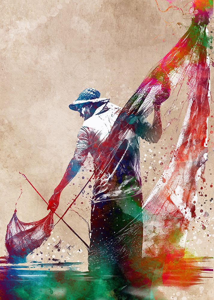 Fishing Sport Art 4 art print by Justyna Jaszke for $57.95 CAD