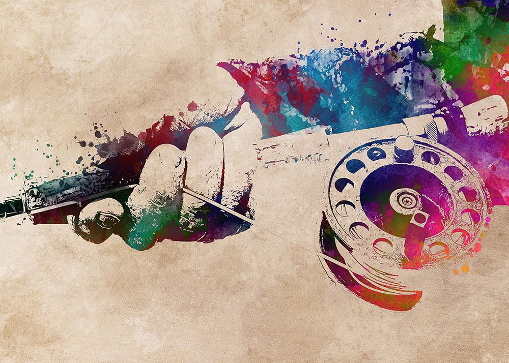 Fishing Sport Art 5 art print by Justyna Jaszke for $57.95 CAD