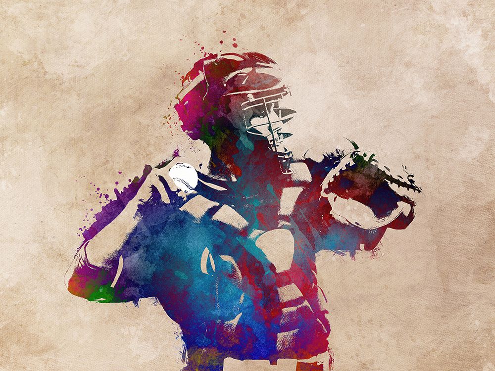 Baseball Sport Art 1 art print by Justyna Jaszke for $57.95 CAD