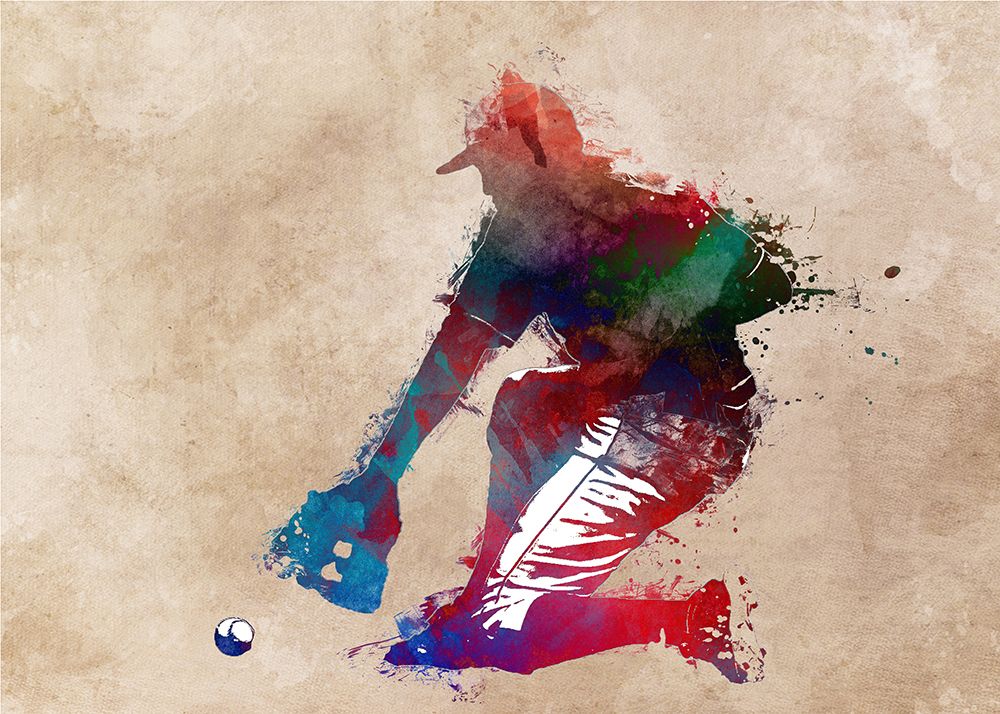 Baseball Sport Art 4 art print by Justyna Jaszke for $57.95 CAD