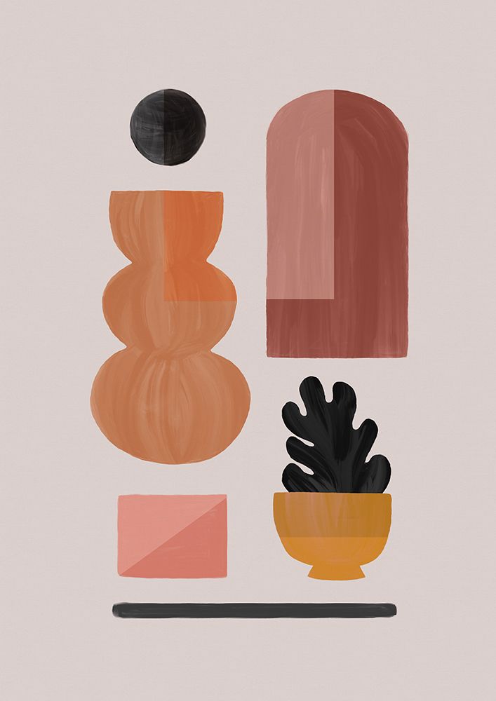 Boho Objects I art print by Orara Studio for $57.95 CAD