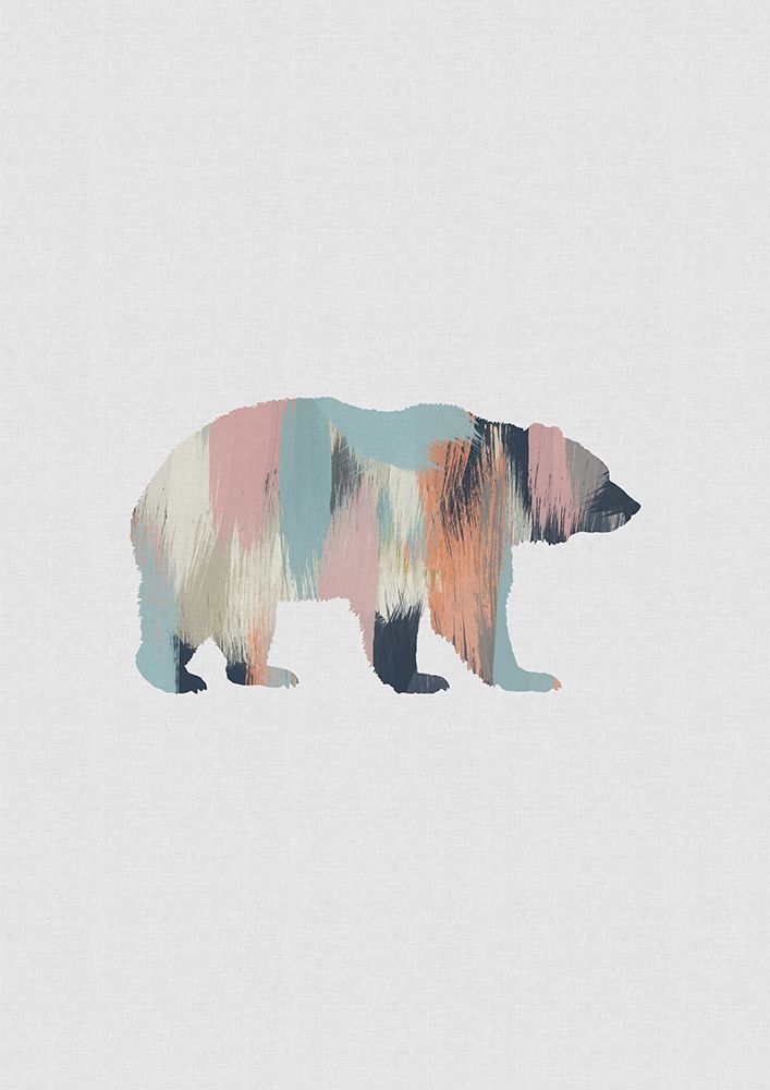 Pastel Bear art print by Orara Studio for $57.95 CAD