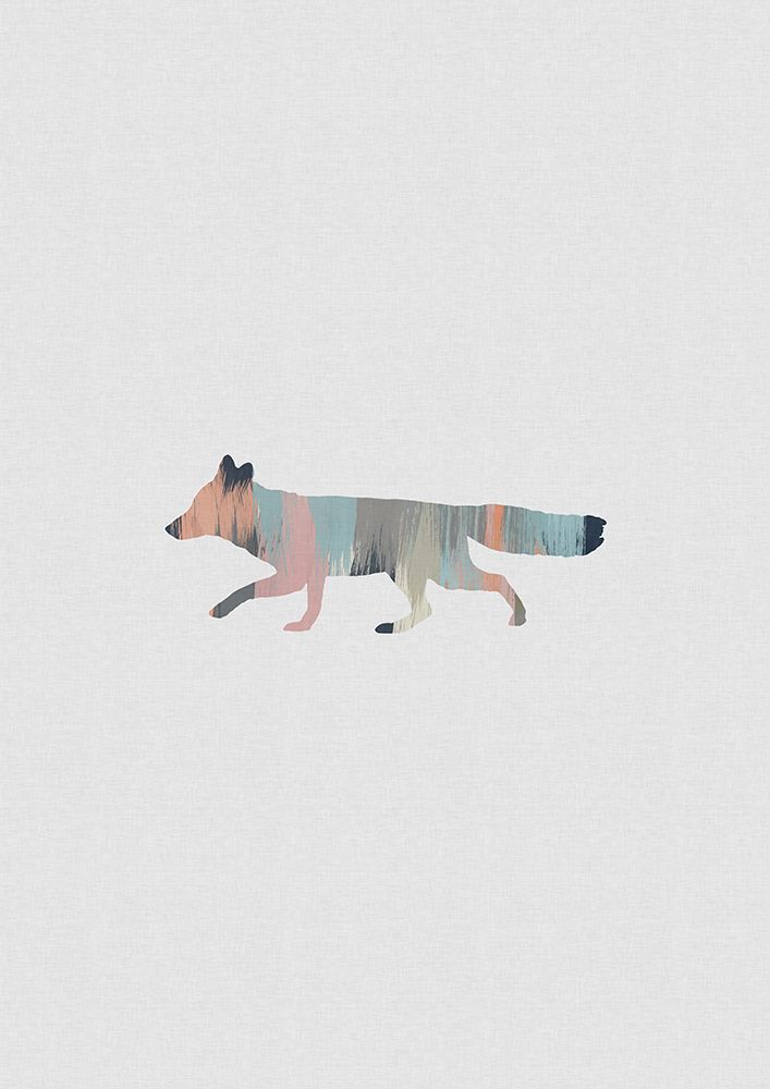 Pastel Fox art print by Orara Studio for $57.95 CAD