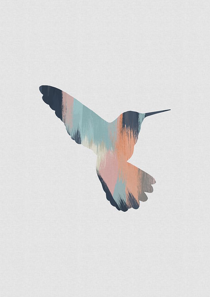 Pastel Hummingbird Ii art print by Orara Studio for $57.95 CAD