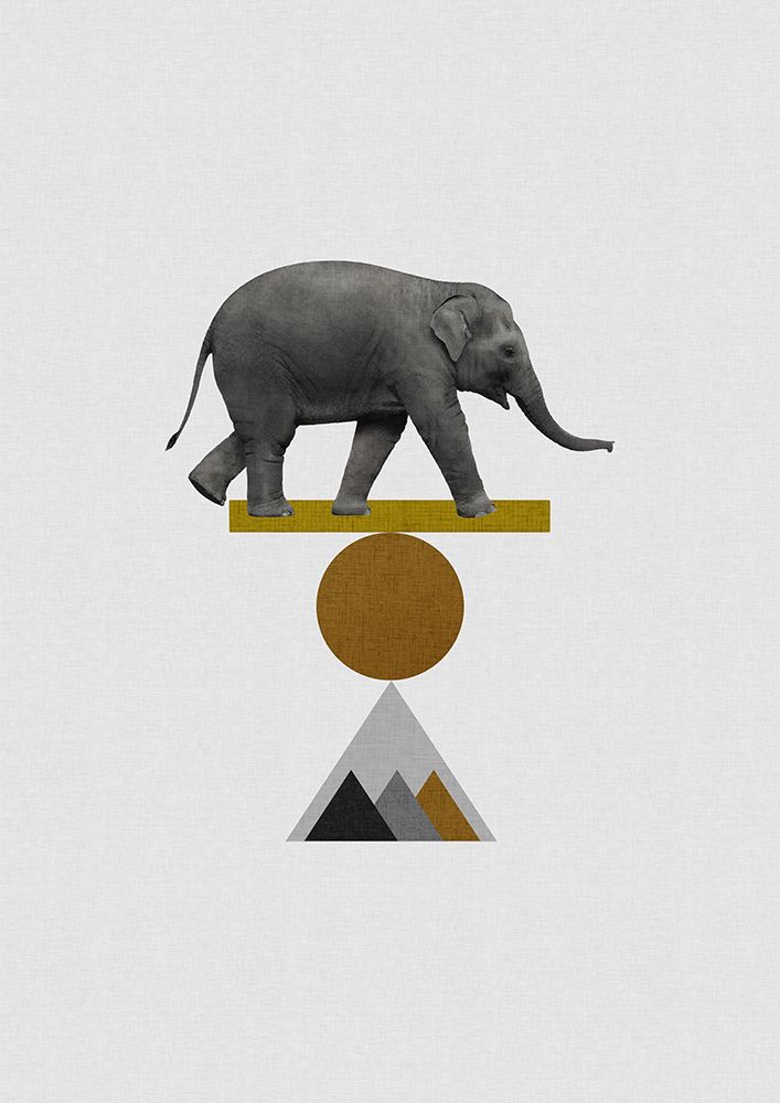 Tribal Elephant art print by Orara Studio for $57.95 CAD