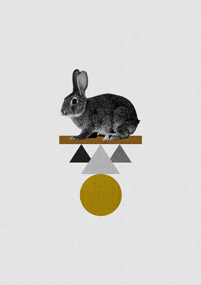 Tribal Rabbit art print by Orara Studio for $57.95 CAD