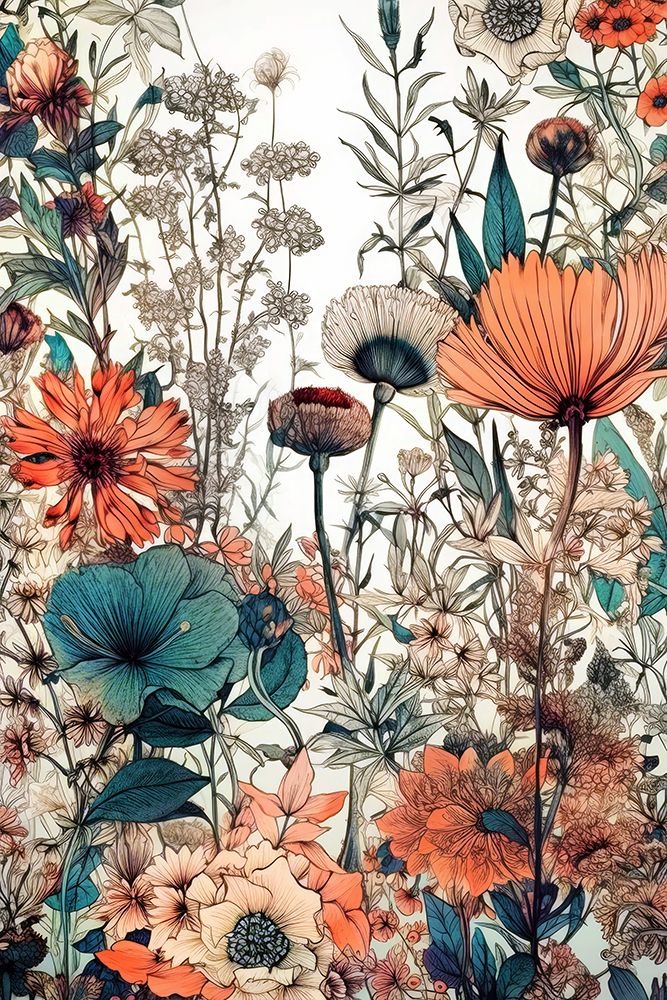 Meadow Flowers 9 art print by Justyna Jaszke for $57.95 CAD