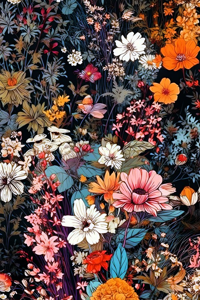 Meadow Flowers 8 art print by Justyna Jaszke for $57.95 CAD
