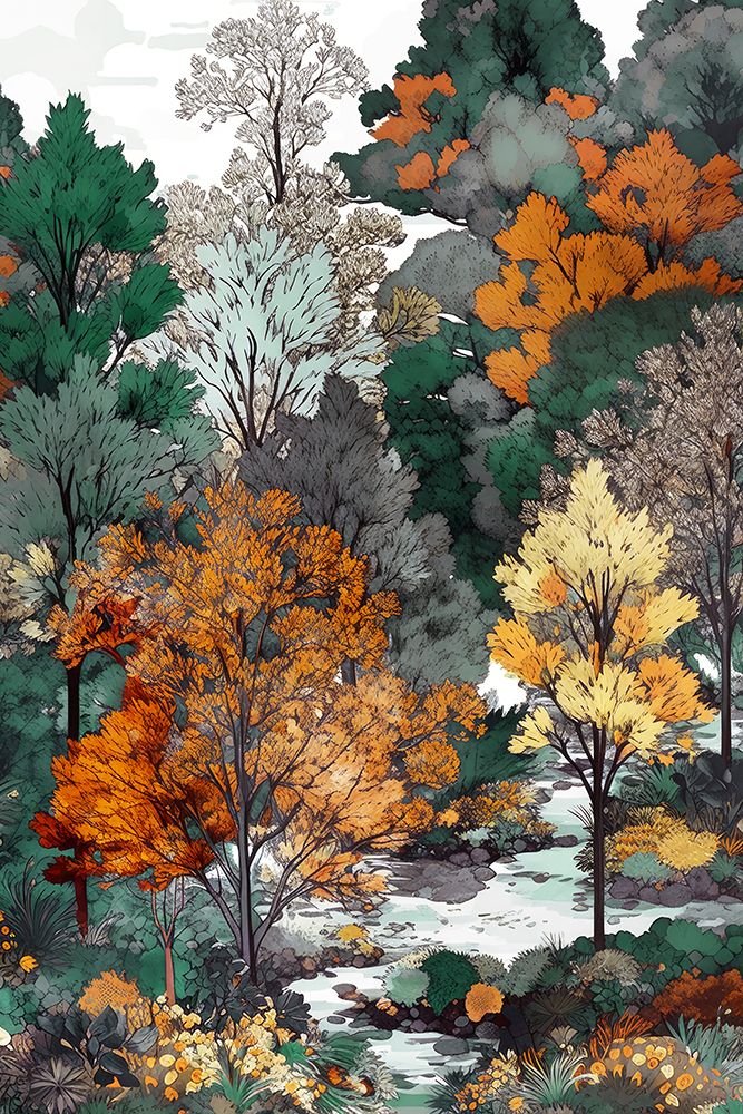 Forest 2 art print by Justyna Jaszke for $57.95 CAD
