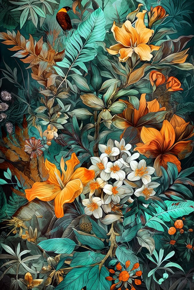 Tropical Flora 3 art print by Justyna Jaszke for $57.95 CAD
