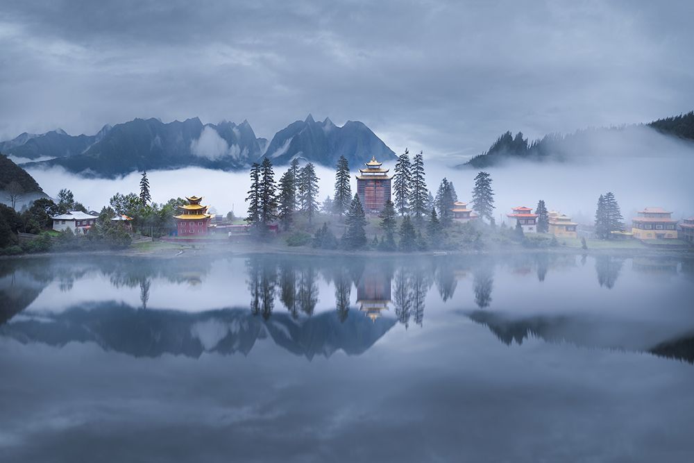 Cuoka Lake art print by Simoon for $57.95 CAD