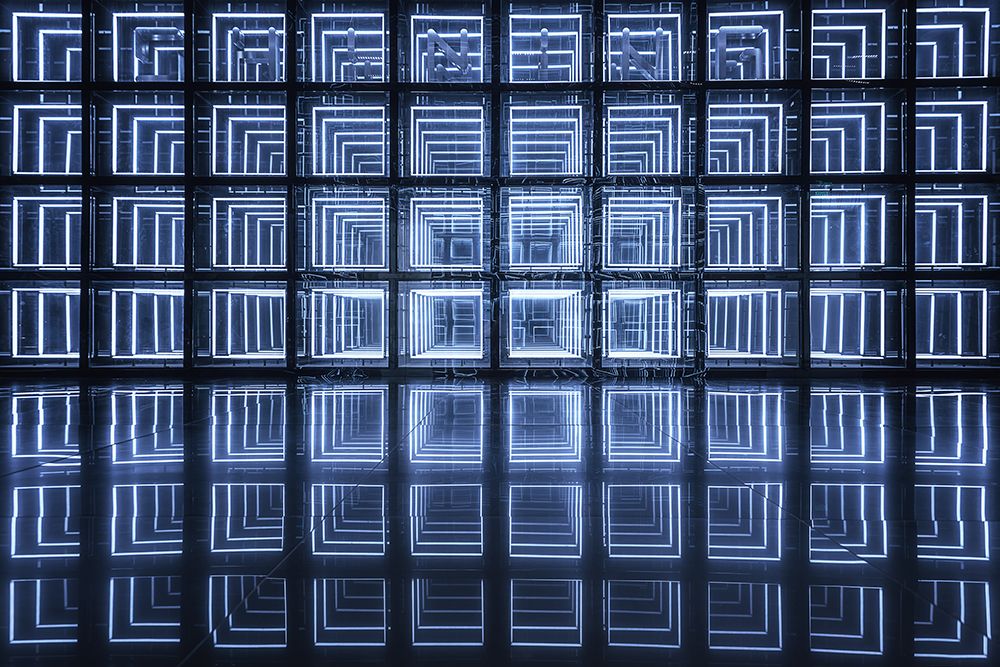 Reflections Of Squares art print by Mei Xu for $57.95 CAD