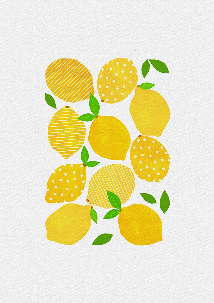 Lemon Crowd art print by Orara Studio for $57.95 CAD