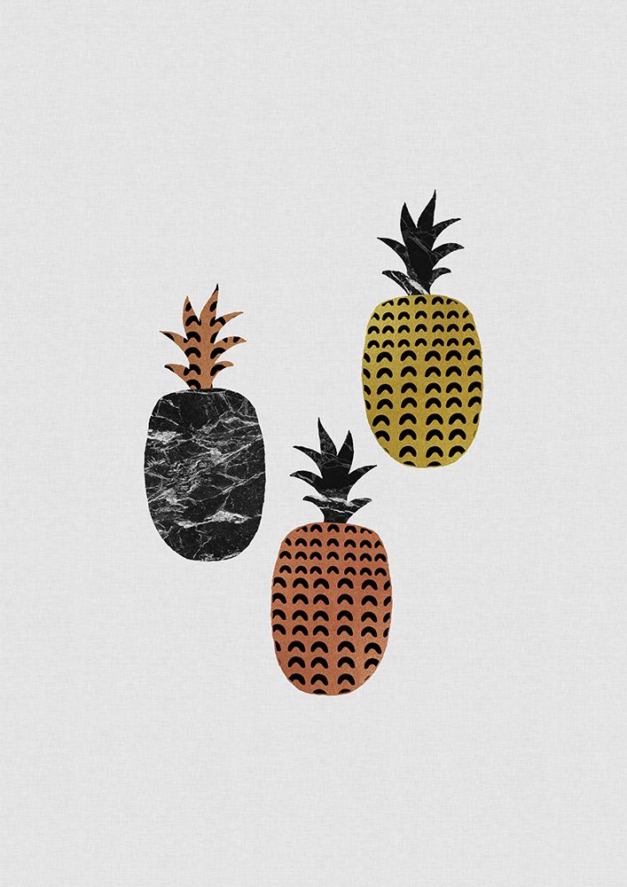 Scandi Pineapples art print by Orara Studio for $57.95 CAD