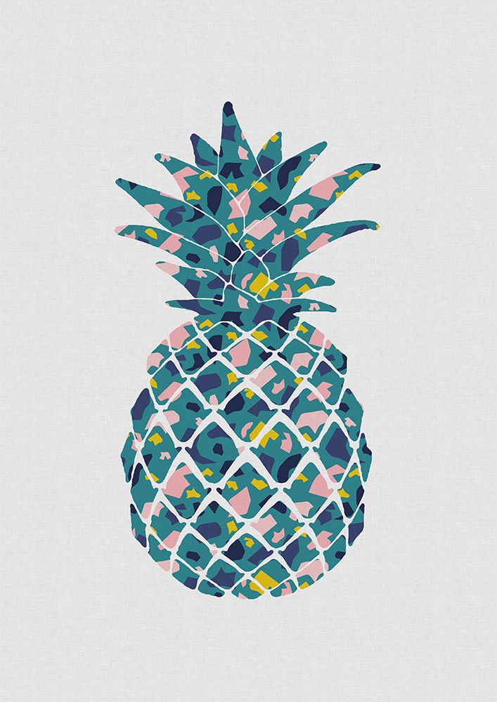 Teal Pineapple art print by Orara Studio for $57.95 CAD