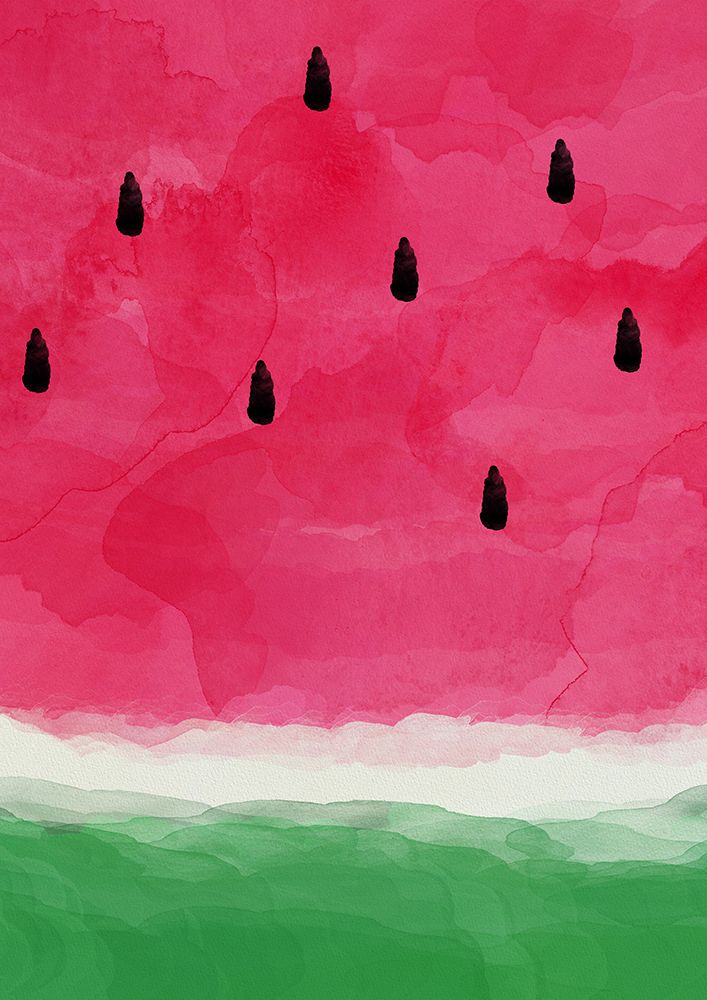 Watermelon Abstract A0 art print by Orara Studio for $57.95 CAD