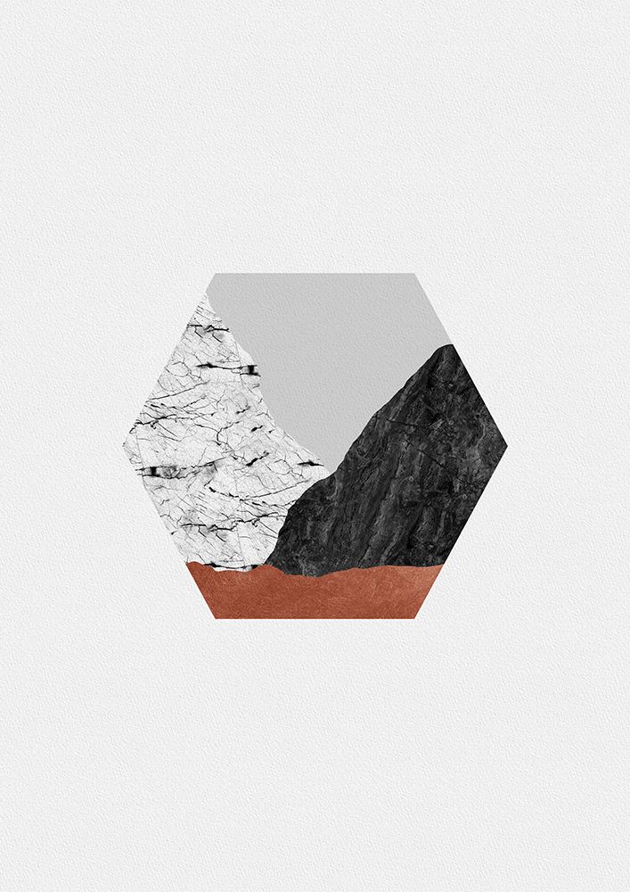 Copper Geometric I art print by Orara Studio for $57.95 CAD