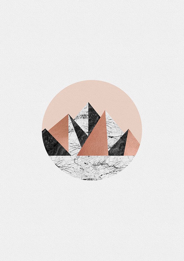Geometric Landscape I art print by Orara Studio for $57.95 CAD