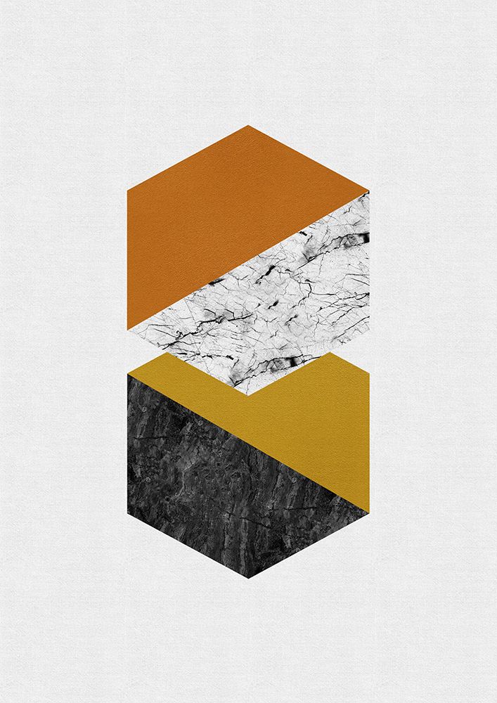 Geometric Hexagons art print by Orara Studio for $57.95 CAD