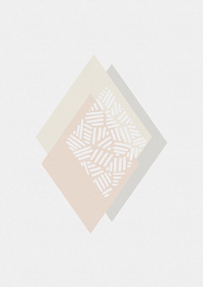 Geometric Mute Colours Ii art print by Orara Studio for $57.95 CAD