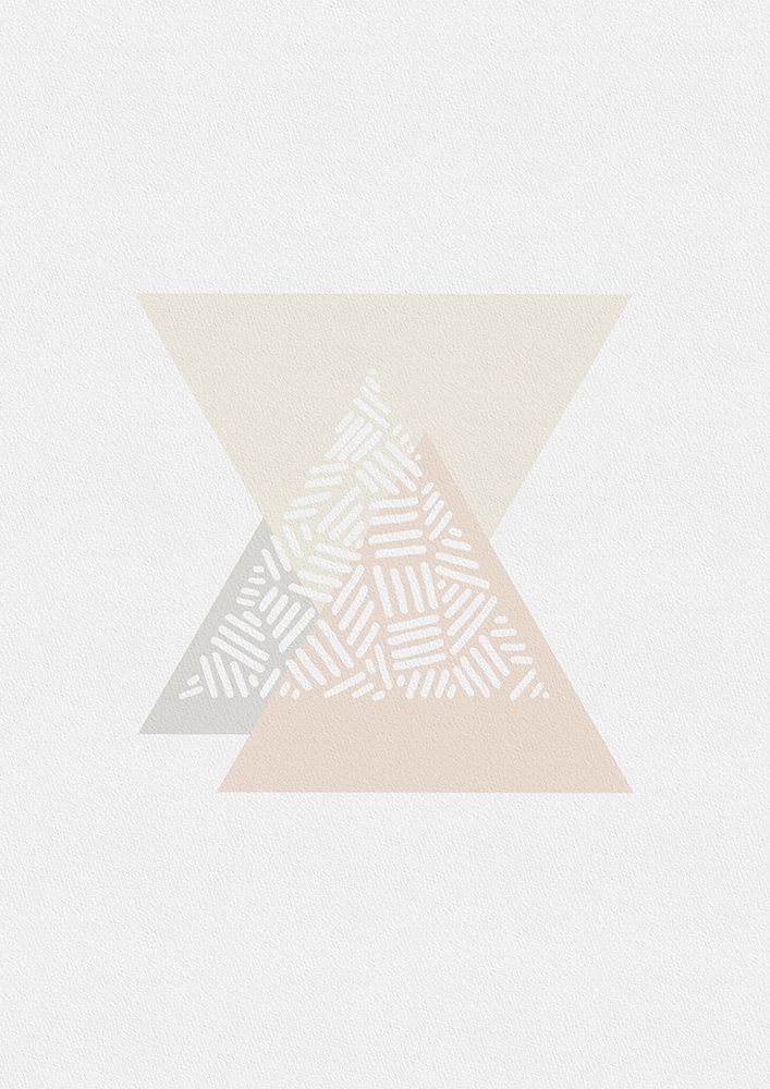 Geometric Mute Colours Iii art print by Orara Studio for $57.95 CAD