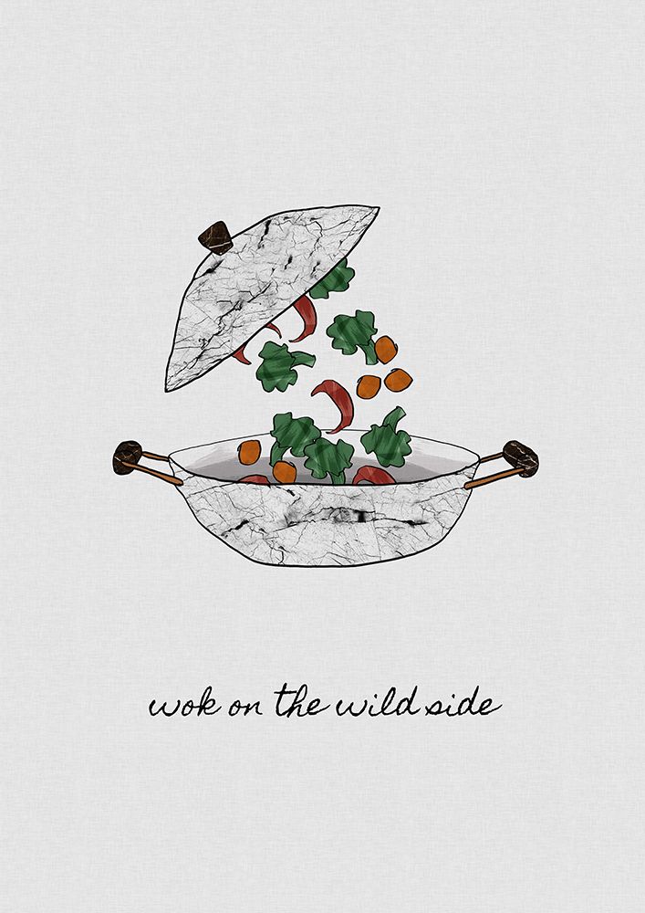 Wok On The Wild Side art print by Orara Studio for $57.95 CAD