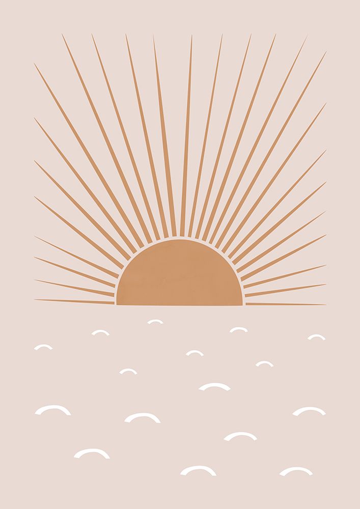 Blush Sun art print by Orara Studio for $57.95 CAD