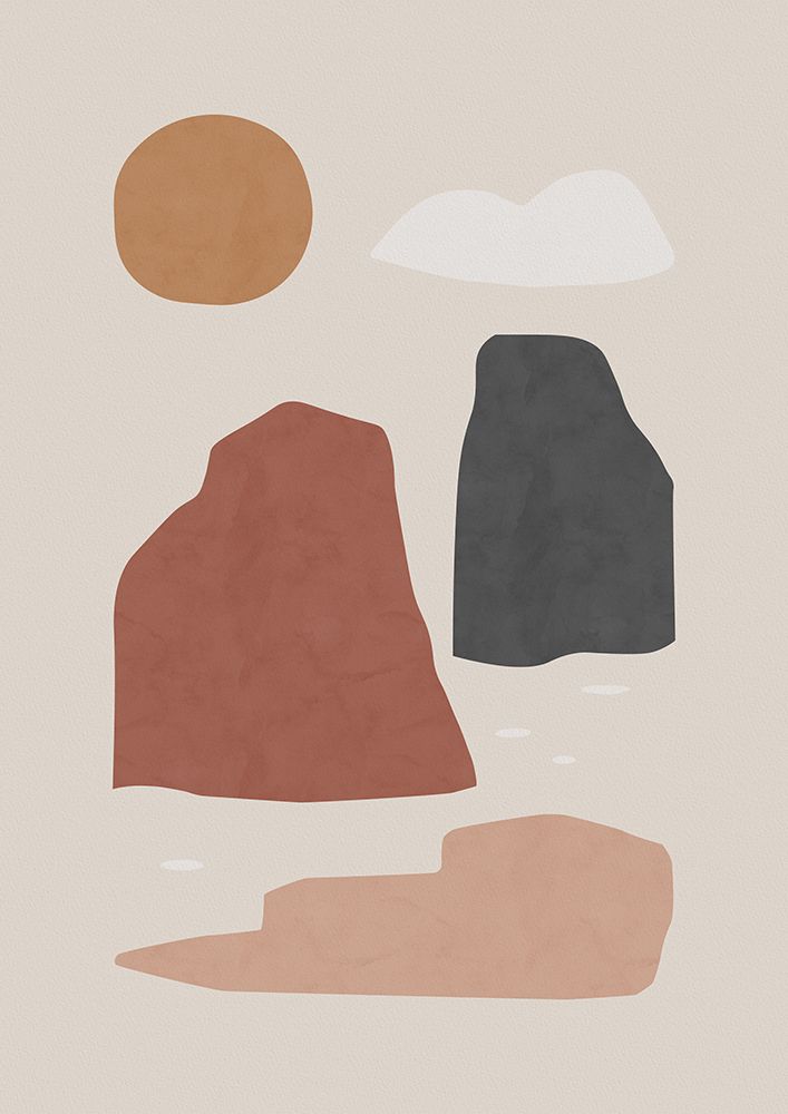 Landscape A Sun art print by Orara Studio for $57.95 CAD