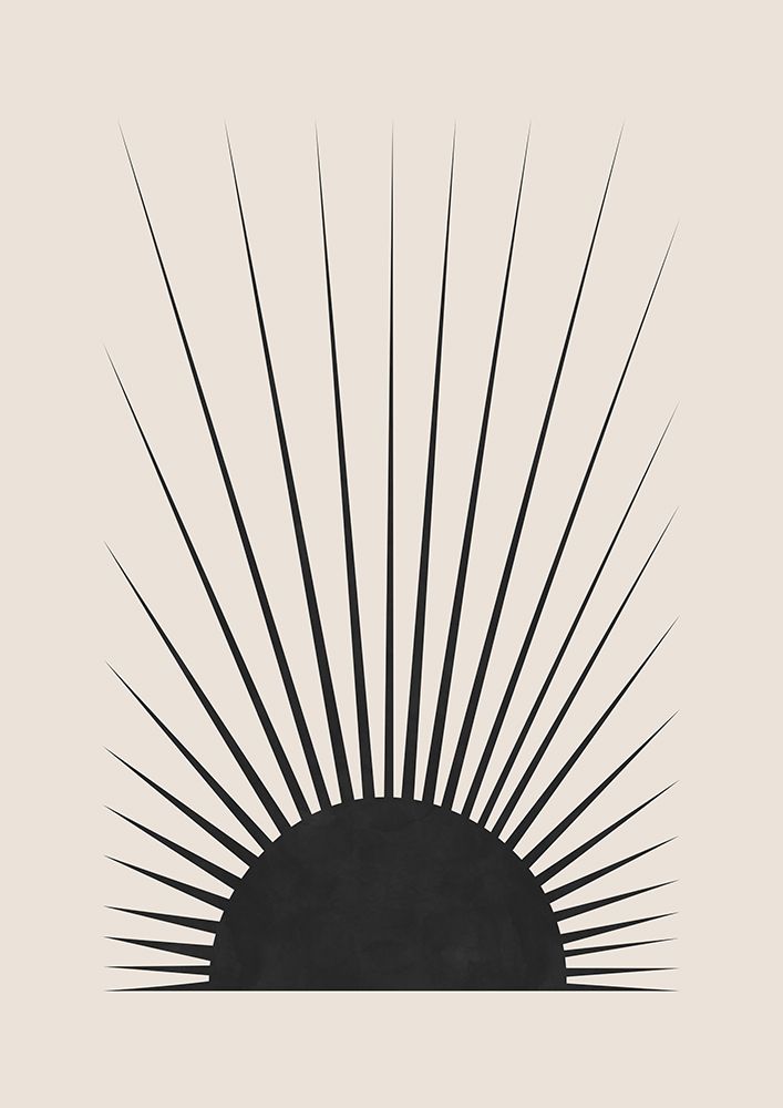 Minimal Sun art print by Orara Studio for $57.95 CAD