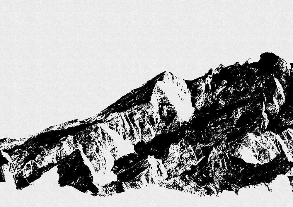 Mountains I art print by Orara Studio for $57.95 CAD