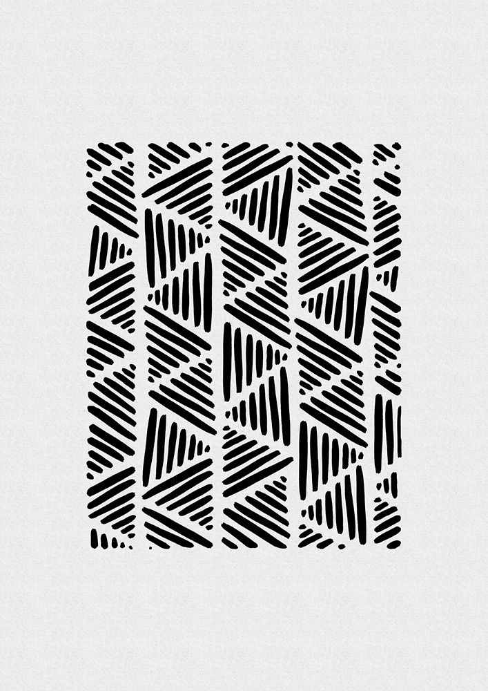 Black And White Abstract I art print by Orara Studio for $57.95 CAD