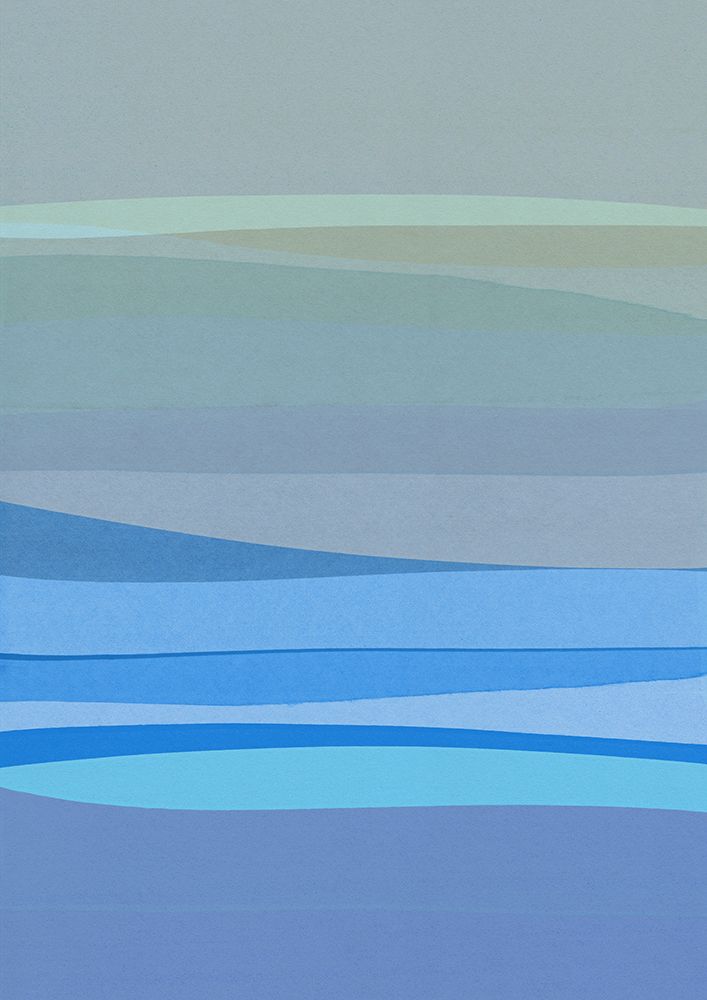Blue Abstract I art print by Orara Studio for $57.95 CAD