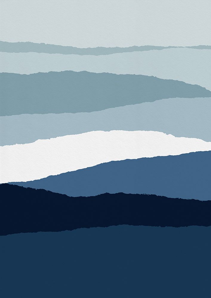 Blue Abstract Ii art print by Orara Studio for $57.95 CAD