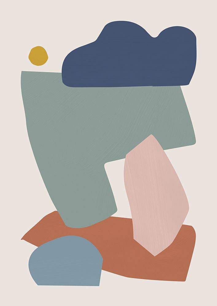 Collage Pastel I art print by Orara Studio for $57.95 CAD