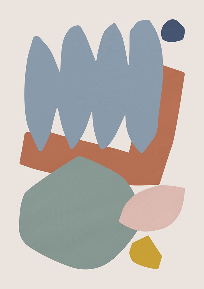 Collage Pastel Ii art print by Orara Studio for $57.95 CAD