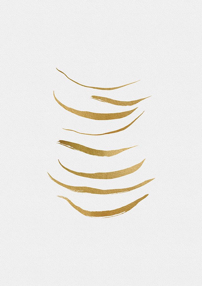 Minimalist Gold Painting art print by Orara Studio for $57.95 CAD